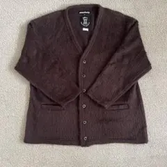 monitaly モヘアカーディガン　ブラウン xs 南商店