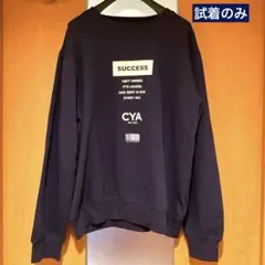 ★最終お値下げ★CYA トレーナー　スウェット　ネイビー　裏起毛　Mサイズ