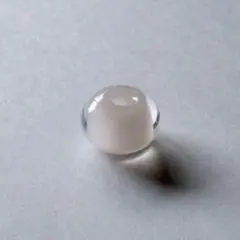 「涼やかな彩りのとんぼ玉 ハンドメイド ビーズ」 クリア 薄桃