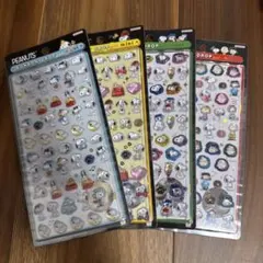 正規品PEANUTS キャラクターシール 4枚セット