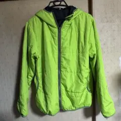 ライトグリーン フード付きブルゾンジャンパー サイズ160