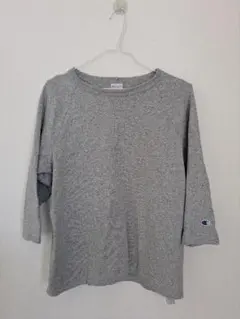 Champion T1011 グレー M 七分袖カットソー