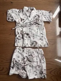 ベビー甚平　80cm 和風龍柄