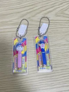 ＰＥＺボールチェーンマスコット　パンダ ピエロ　2個セット