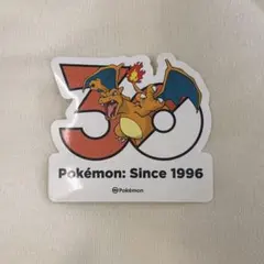 韓国限定 ポケモン ポップアップ 30周年 ステッカー シール リザードン