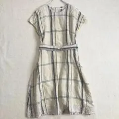 極美品・近年✨PAL'LAS PALACE　ノースリーブワンピース　リネン100のサムネイル