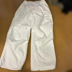 ESTACOT ホワイト カーゴパンツ　白
