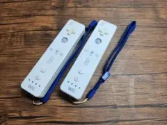 Wiiリモコン 2個セット Wiiコントローラー　任天堂【白】②