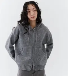 ダブルジップパーカー パーカー