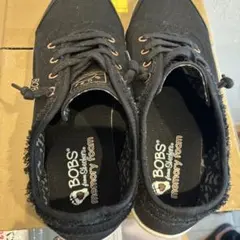 BOBS メモリーフォーム ブラックスニーカースケッチャーズ