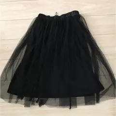 黒チュールスカート