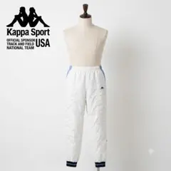 Kappa Sport ナイロンパンツ トラックパンツ ホワイトのサムネイル