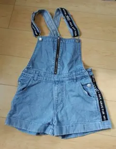 ラブトキシック　デニム　オーバーオール　ショートパンツ　140