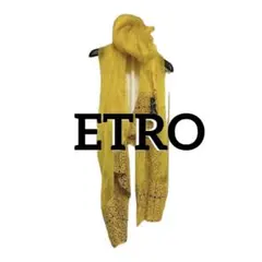 ETROエトロ シルク100%カラーストール★ロングショール