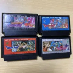 ドラゴンクエスト1.2.3.4 ファミコンソフト（4本セット）