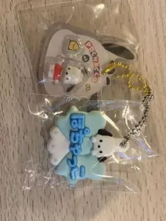 サンリオキャラクターズ　パッケージチャーム　おなまえホルダー　ポチャッコ