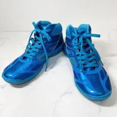 ミズノ ウェーブダイバース フィットネス シューズ ブルー 25.5cmのサムネイル