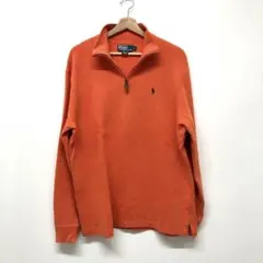 90s Ralph Lauren ラルフローレン ハーフジップ ニット