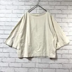 【アースミュージックアンドエコロジー】フレアスリーブTカットソーF