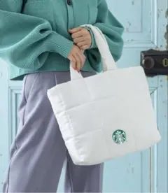 スターバックス 福袋 2023 トートバッグ ホワイトのサムネイル