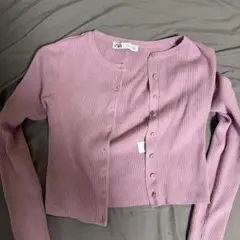 ZARA カーディガン トップスのサムネイル