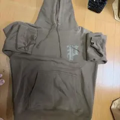 メンズ プルオーバーパーカー ブラウン Pロゴ