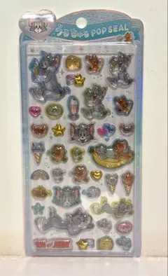 うるちゅるポップシール　　クラックス正規品　トムとジェリー　立体シール