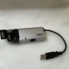 Logitec 3ポートUSBハブ + Ethernetアダプターのサムネイル