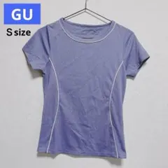 GU sports レディース 半袖 Tシャツ パープル Sサイズのサムネイル