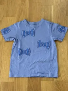 【130】maarook マルーク リボンモチーフTシャツ キッズのサムネイル