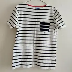 BEAMSボーダーTシャツ カットソー ポケット付 半袖のサムネイル