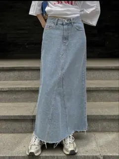 SHEIN デニムロングスカートのサムネイル