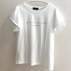 Lovetoxic ロゴ入り 半袖Tシャツ L（160cm） チュール袖 フリルのサムネイル