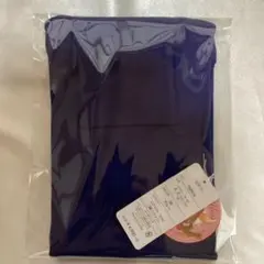 【新品未使用】天使の綿シフォン　ハイネックノースリーブ　ブルー