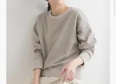 URBAN RESEARCH DOORS コンパクトラメスウェット　カットソー