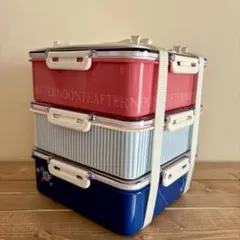 【新品未使用】AFTERNOON TEA 3段重ね弁当箱L アフタヌーンティー