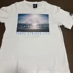 adidas フォトプリント Tシャツ ホワイト