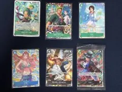 希少！！ワンピースカードゲーム ロロノア・ゾロ ナミ 計6枚セット 