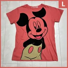 UNIQLO ディズニー ミッキーマウス Tシャツ ピンク Lサイズ