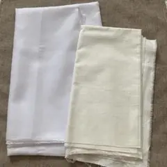 ホワイト・アイボリー 生地セット