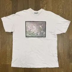 【Lee】ハチドリ アート 絵画 プリント Tシャツ 白 XLのサムネイル