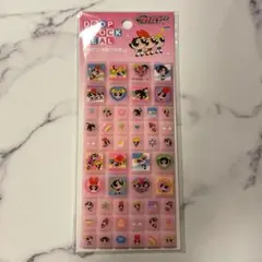 パワーパフガールズ DROP BLOCK SEAL タイルみたいなシール 新品