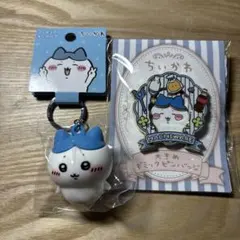 ハチワレピンバッジ＆キーホルダーセット