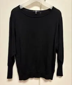 UNIQLO 黒 長袖ニット M