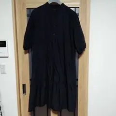 五分袖ワンピース