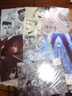 進撃の巨人　クリアファイル　まとめ売り　進撃の巨人展　リヴァイ　8製品　計10枚