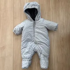 プチバトー　星柄ジャンプスーツ　カバーオール ロンパース