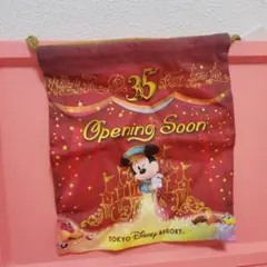 新品未使用　東京ディズニーリゾート 35周年 巾着袋