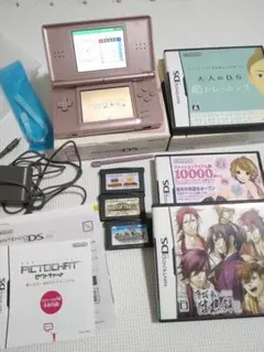 まとめ売り ニンテンドー DS Lite メタリックロゼ ソフト