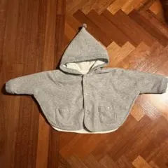 フード付きポンチョ　リバーシブル